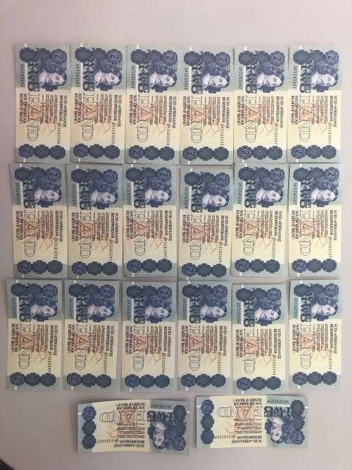 20x, 10x, 10x R2 Notes ( 3 Sets of R2 Notes in Sequence )