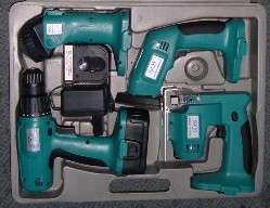 18 Volts 4 Pcs Cordless Power Tool Set