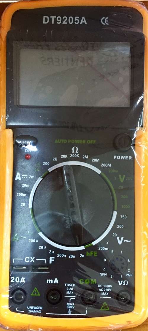 MULTIMETER DT9205A