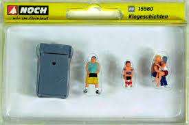 Noch 15560 Toilet Stories H0 Scale Figures NEW