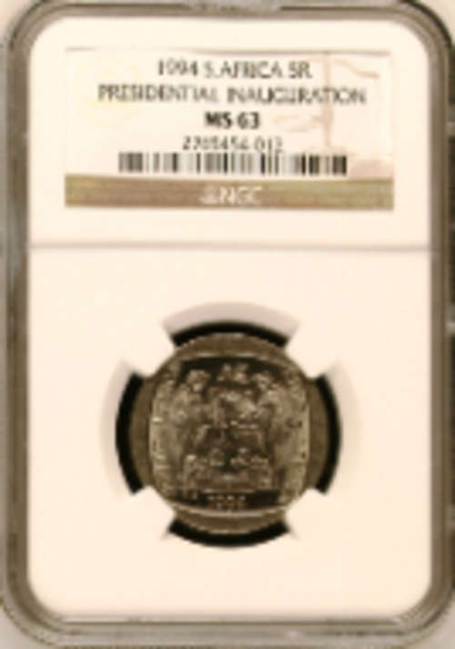 RARE MS63 YES - NGC GRADING - 1994 INAUGURATION R5 COIN !!