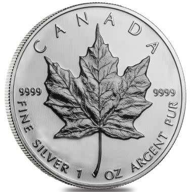 1 oz silver Maple coin (in Capsule)
