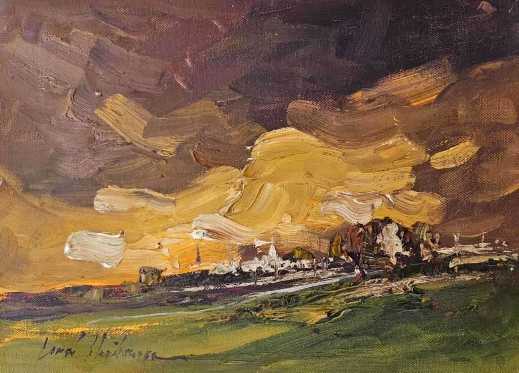 Corne Weideman Art 300x400mm  Oil on canvas  (New Year`s special Bargain) Not Framed