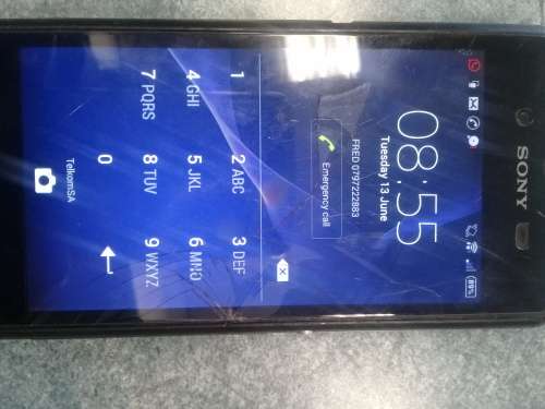 SONY EXPERIA E3 (D2203) CRACKED GLASS