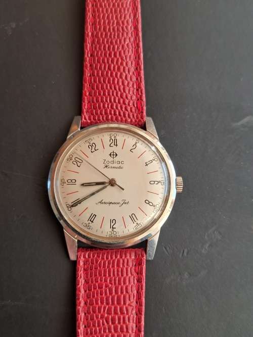 Zodiac 24 hour dial Watch (serviced)