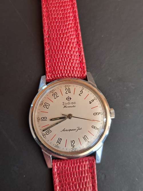 Zodiac 24 hour dial Watch (serviced)