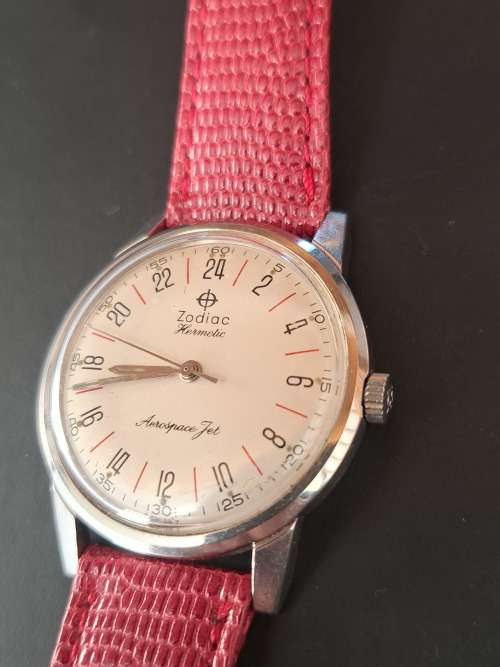 Zodiac 24 hour dial Watch (serviced)