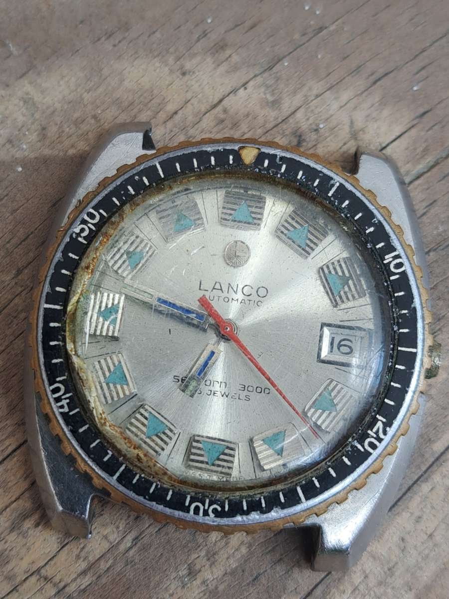 Two Broken Lanco Watches(Not working)