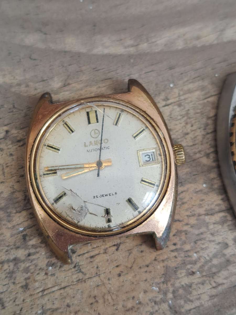 Two Broken Lanco Watches(Not working)
