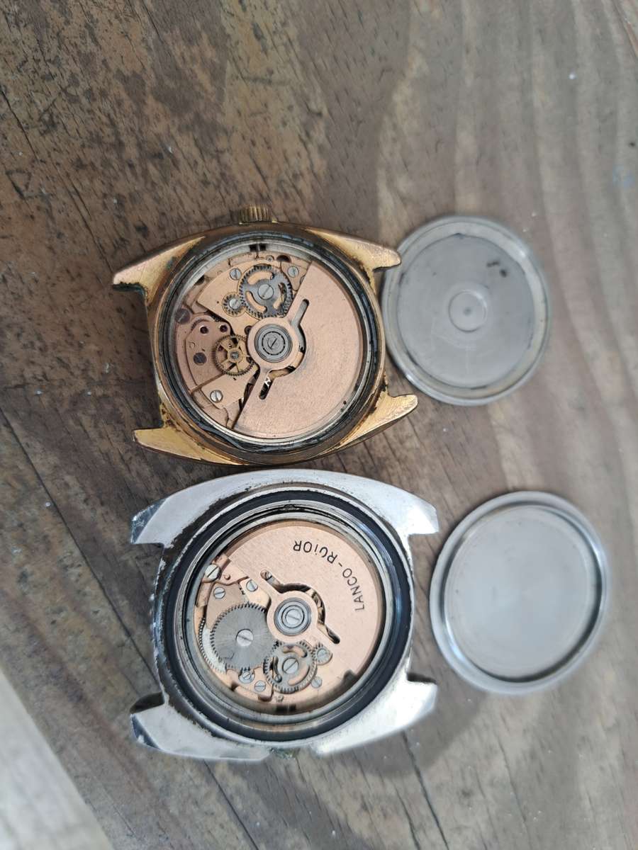 Two Broken Lanco Watches(Not working)