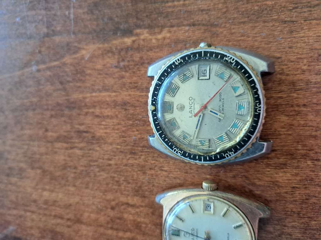 Two Broken Lanco Watches(Not working)