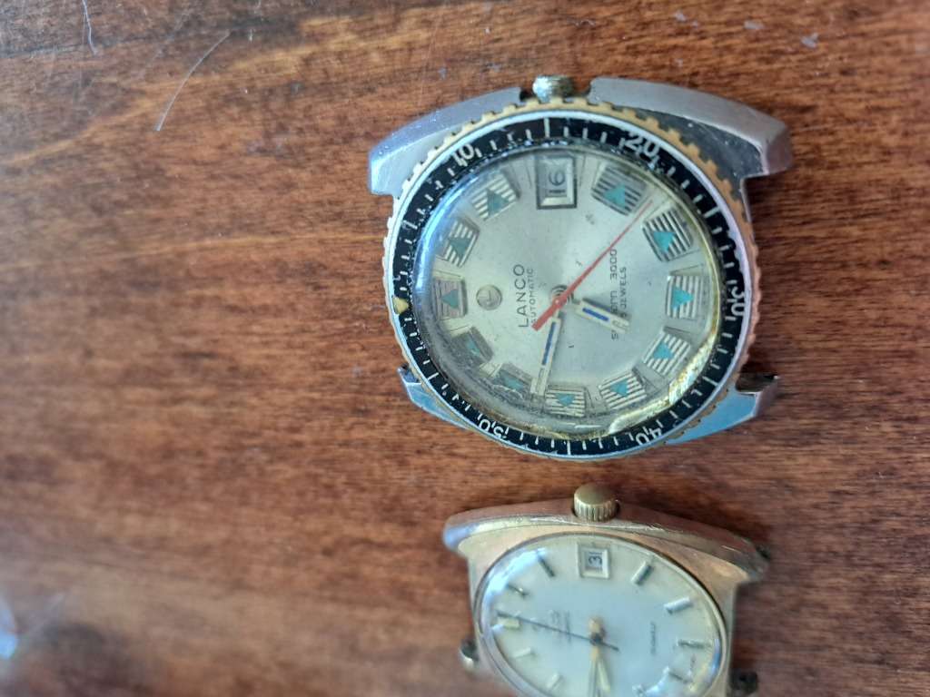 Two Broken Lanco Watches(Not working)