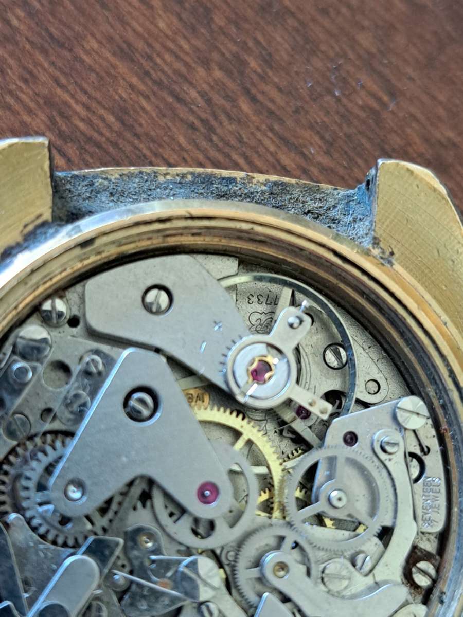 Broken Lanco Chronograph(Not working)
