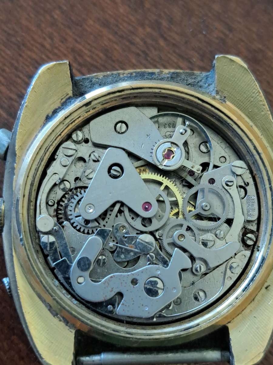 Broken Lanco Chronograph(Not working)