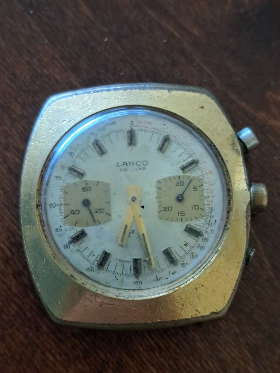 Broken Lanco Chronograph(Not working)