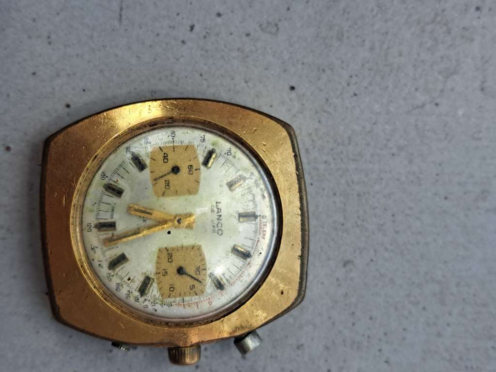 Broken Lanco Chronograph(Not working)