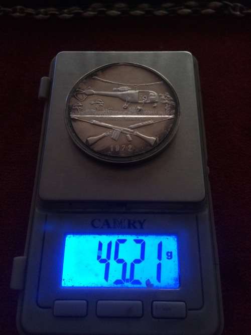 CRAZY R1!!!! Rhodesian armed forces sterling medal