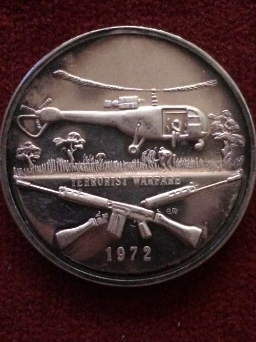 CRAZY R1!!!! Rhodesian armed forces sterling medal