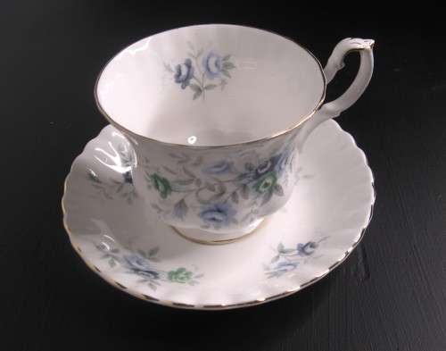 ROYAL ALBERT--CUP and SAUCER--`INSPIRATION`