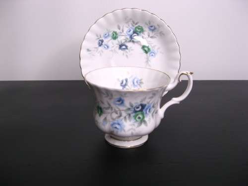 ROYAL ALBERT--CUP and SAUCER--`INSPIRATION`