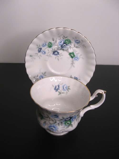 ROYAL ALBERT--CUP and SAUCER--`INSPIRATION`