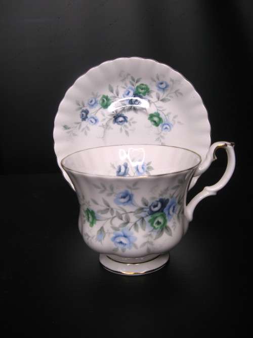 ROYAL ALBERT--CUP and SAUCER--`INSPIRATION`