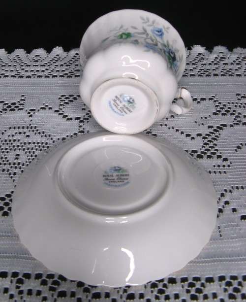 ROYAL ALBERT--CUP and SAUCER--`INSPIRATION`
