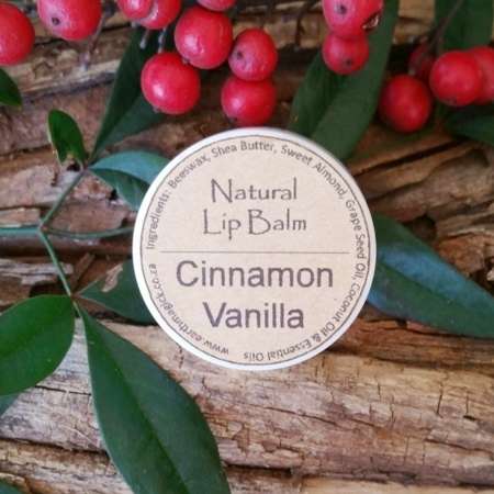 Natural Lip Balm: Cinnamon Vanilla - Earth Magick