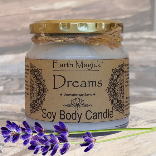 SPECIAL: Natural Soy Body Candle: Dreams - Earth Magick (250ml)