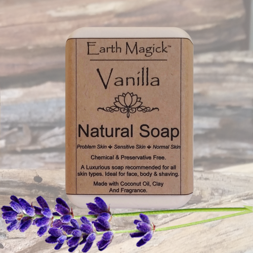 Natural Vanilla Soap Bar - Earth Magick