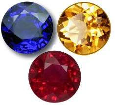 2mm CITRINE, SAPPHIRE & RUBY Collection