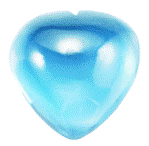 0.770ct Natural TOPAZ Heart