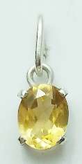 1.42ct CITRINE Pendant in Sterling Silver * Handcrafted *