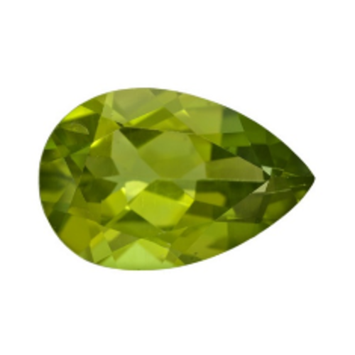 0.770ct Natural PERIDOT Pear 6.5 x 4.8mm