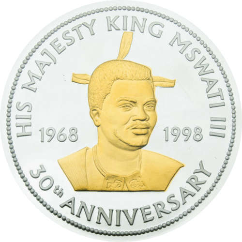 SWAZILAND 30th ANNIVERSARY COIN SET