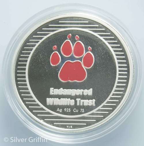 SA MINT NATURAL HERITAGE "BULL FROG" 925 SILVER MEDALLION