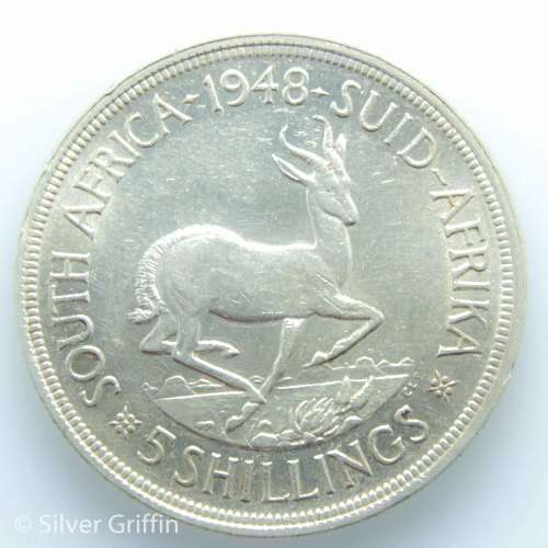 1948 UNION 5 SHILLING (CROWN)