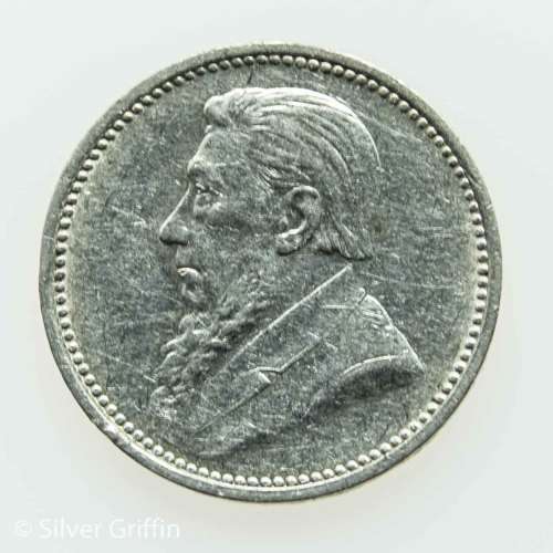 1896 3 Pence Paul Kruger ZAR