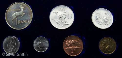 1965 SA Proof Set in Original SA Mint box