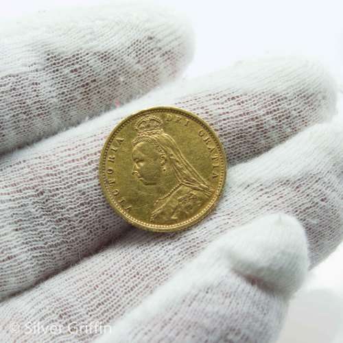 1890 Jubilee Head  22ct Gold  Half Sovereign
