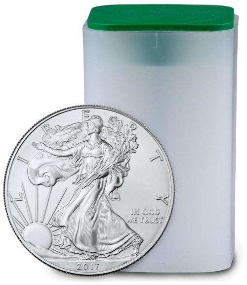 1 OZ AMERICAN SILVER EAGLES 2017  20 AVAILABLE (BID PER COIN)