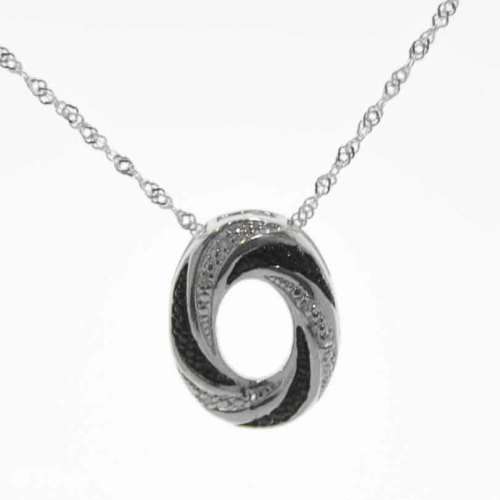 2.21ct BEAUTIFUL ! SUPERB 925 SILVER 100% NATURAL WHITE DIAMOND PENDANT