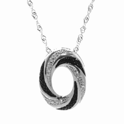 2.21ct BEAUTIFUL ! SUPERB 925 SILVER 100% NATURAL WHITE DIAMOND PENDANT