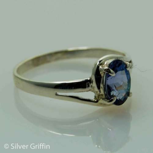1.04ct Tanzanite 925 Silver Ring "Solid Silver & Natural Stone"