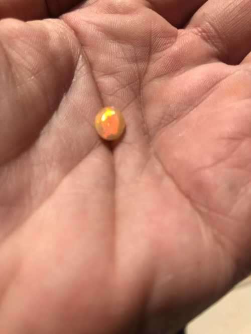 0.88CT ETHIOPIAN FACETED FIRE OPAL