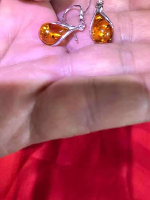 AMBER EARRINGS IMPORTED FROM POLAND.