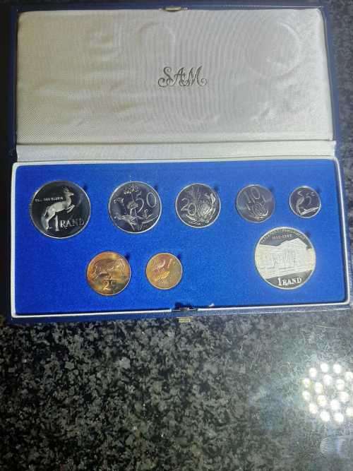 1985 PROOF SET  SILVER 1RAND