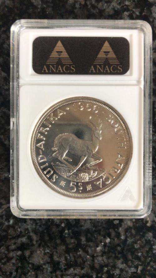 South Africa 5s 1956. HIGHT GRADE PF67.