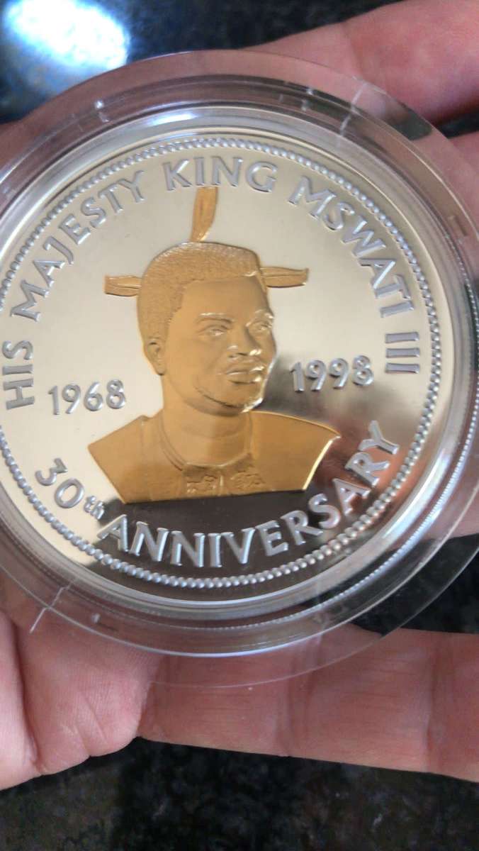 5 0z OF FINE SILVER 999. 30TH ANNIVERSARY.LIMITED MINTAGE