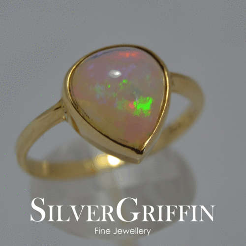 [##R48000.00 RETAIL] 3.08ct Welo Opal Rainbow Flashy Floral Harlequin,SET IN 9ct SOLID GOLD